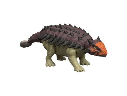 Jurassic World Rebirth Action Figura Con Suono Wild Roar Ankylosaurus 7 Cm Mattel