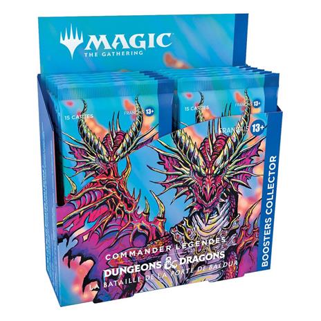 Magic the Gathering Commander Legends Dungeons & Dragons Battle for Baldur’s Gate Collector Booster Display (12) EN