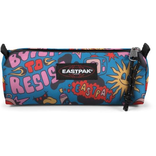 Astuccio Eastpak Benchmark Single Doodle Blue
