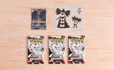 Pokémon: collezione con adesivi (Gothitelle) dell’espansione Scarlatto e Violetto - Fuoco Bianco - 2