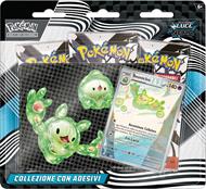 Pokémon: collezione con adesivi (Reuniclus) dell’espansione Scarlatto e Violetto - Luce Nera del GCC Pokémon