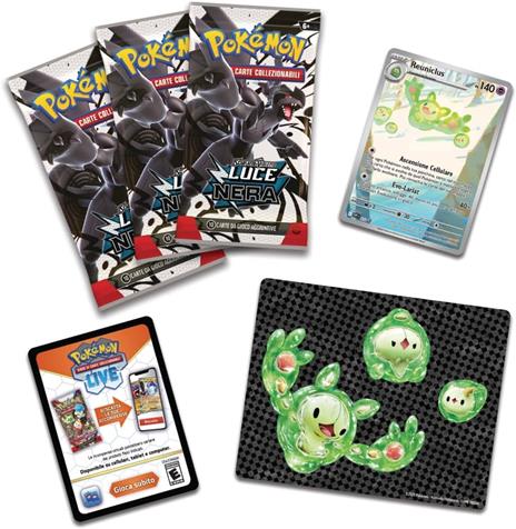 Pokémon: collezione con adesivi (Reuniclus) dell’espansione Scarlatto e Violetto - Luce Nera del GCC Pokémon - 2
