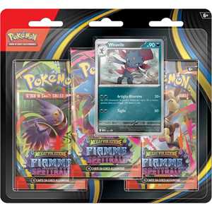Giocattolo Pokemon - Blister 3 Bustine + 1 Card "M2" Pokemon Company