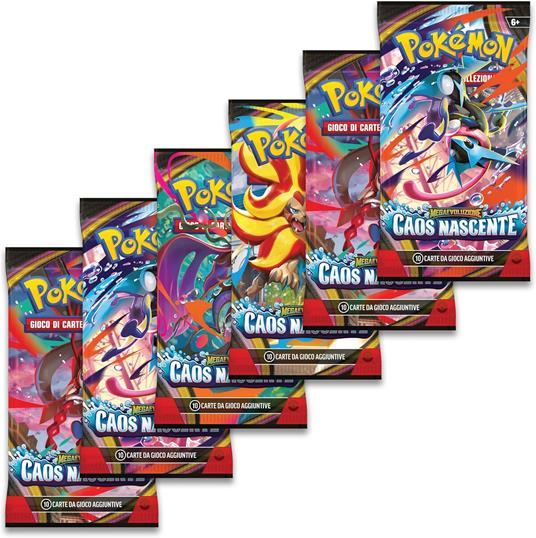 Pokemon - Bundle 6 bustine Caos Nascente - 3