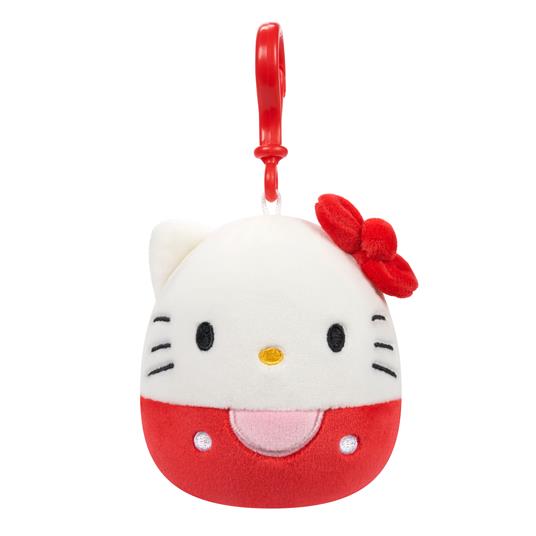 Squishmallows - Hello Kitty and Friends - Personaggi Clip on 10 cm - Hello Kitty - 2