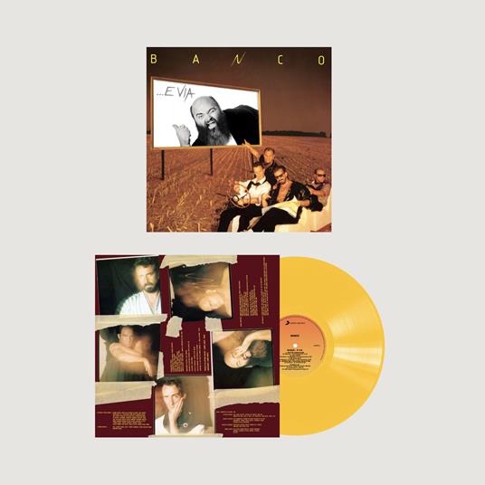 Banco... e via (180 gr. Yellow Coloured Vinyl) - Vinile LP di Banco del Mutuo Soccorso