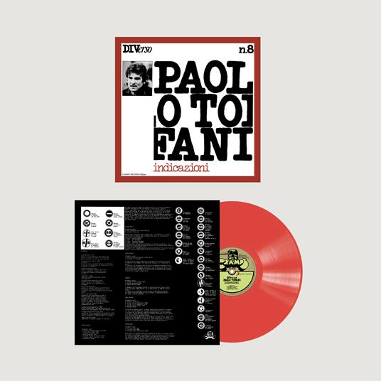 Indicazioni (180 gr. Red Vinyl) - Vinile LP di Paolo Tofani