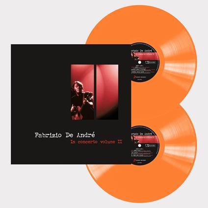 Fabrizio De André in Concerto vol.2 (Esclusiva Feltrinelli e IBS.it - Limited, Numbered & Orange Coloured Vinyl) - Vinile LP di Fabrizio De André