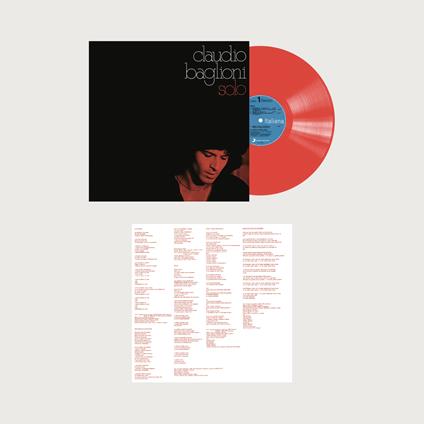Solo (180 gr. Red Coloured 192khz Limited & Numbered Vinyl Edition) - Vinile LP di Claudio Baglioni