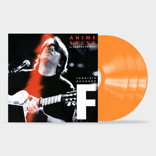 Anime salve - Il Concerto 1997 (180 gr. Orange Vinyl) - Vinile LP di Fabrizio De André