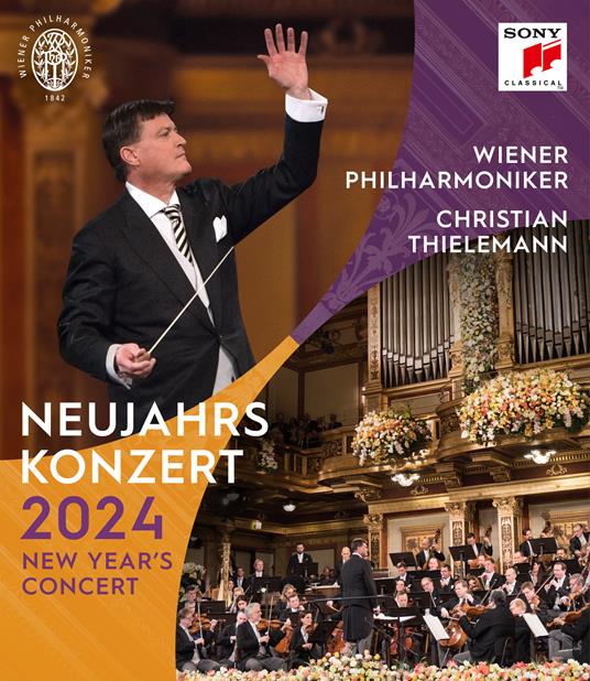 Neujahrskonzert 2024 (New Year's Concert) (Blu-ray) - Blu-ray di Christian Thielemann,Wiener Philharmoniker