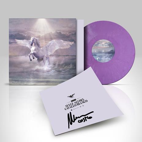 Sulle ali del cavallo bianco  (LP Marmorizzato Viola Numerato Autografato) - Vinile LP di Cosmo