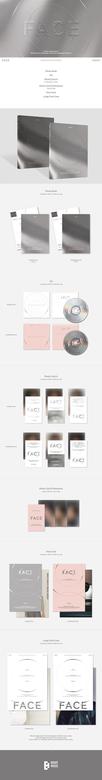 Face (Undefinable Face Edition) - CD Audio di Jimin - 2