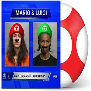 Vinile Mario & Luigi (Picture Disc) Babytron & Certified Trapper