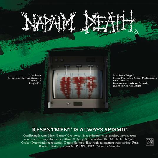 Resentment Is Always Seismic - A Final Throw of Throes - CD Audio di Napalm Death