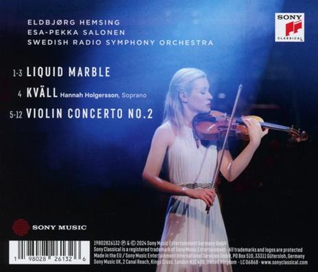 Violin Concerto No. 2 - Liquid Marble - CD Audio di Anders Hillborg - 2