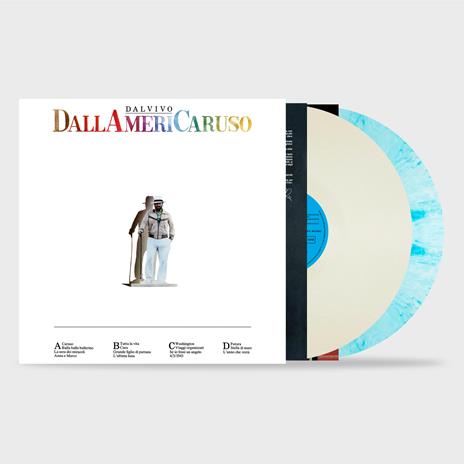 Dallamericaruso (2 LP 180 gr. Transp, Mix White-White Mix Blue) - Vinile LP di Lucio Dalla