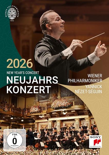 Neujahrskonzert 2026 (New Year's Concert) (DVD) - DVD di Wiener Philharmoniker,Yannick Nezet-Seguin