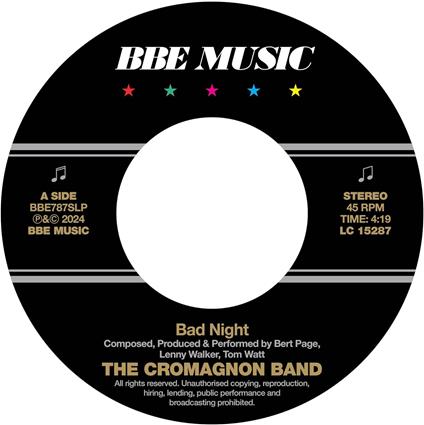 Bad Night-Quadrant - Vinile 7'' di Cromagnon Band