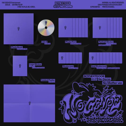 4th Ep (No Genre) (No Matter Version) - CD Audio di Boynextdoor - 2