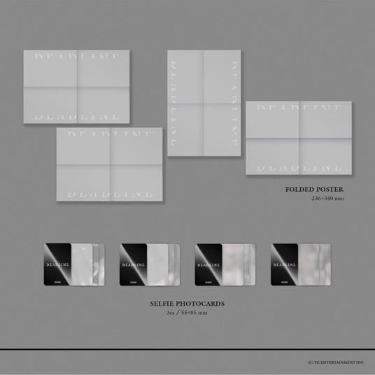 3rd MINI ALBUM [DEADLINE] SILVER Ver._ROSÉ - CD Audio di Blackpink - 4