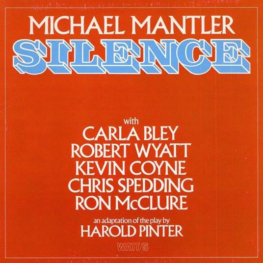 Silence - Vinile LP di Michael Mantler