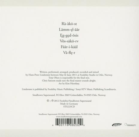Smalhans - CD Audio di Lindstrom - 2