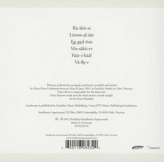 Smalhans - CD Audio di Lindstrom - 2