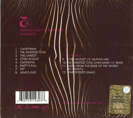 Tinderbox - CD Audio di Siouxsie and the Banshees - 2