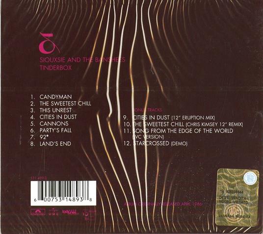 Tinderbox - CD Audio di Siouxsie and the Banshees - 2