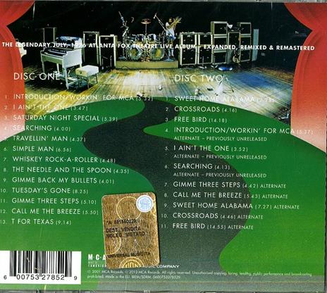 One More from the Road (Deluxe Edition) - CD Audio di Lynyrd Skynyrd - 2