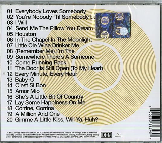 Icon (Serie Icon) - CD Audio di Dean Martin - 2