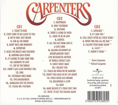 Collected - CD Audio di Carpenters - 2