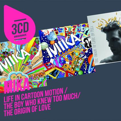 3Cd Originaux : Life In Cartoon Motion / The Boy Who Knew Too Much / The Origin - CD Audio di Mika