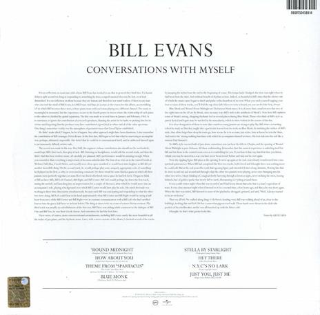 Conversation with Myself - Vinile LP di Bill Evans - 2