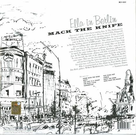 Mack the Knife. Ella in Berlin - Vinile LP di Ella Fitzgerald - 2