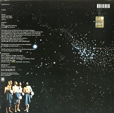 Crime of the Century (Remastered Edition) - Vinile LP di Supertramp - 2