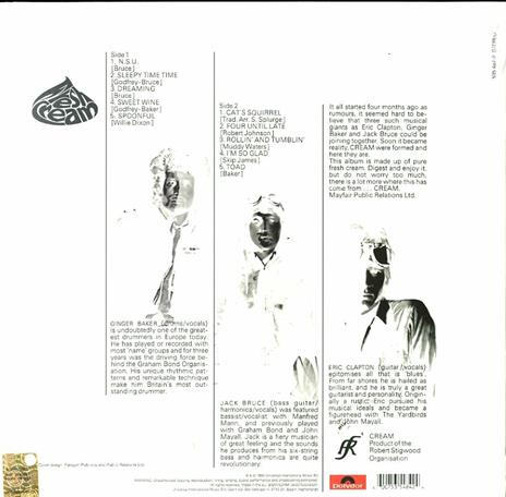 Fresh Cream - Vinile LP di Cream - 2