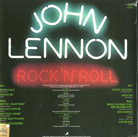 Rock'n'Roll (180 gr.) - Vinile LP di John Lennon - 2