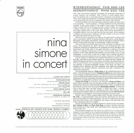 In Concert - Vinile LP di Nina Simone - 2