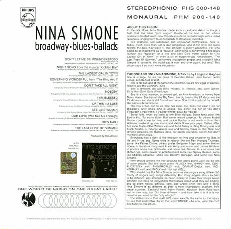 Broadway, Blues, Ballads - Vinile LP di Nina Simone - 2
