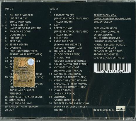 Solo. Songs and Collaborations 1982-2015 - CD Audio di Tracey Thorn - 2