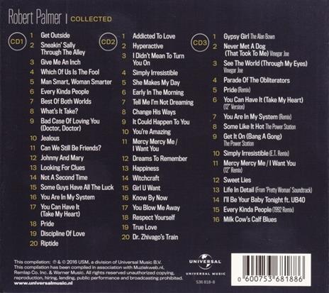 Collected - CD Audio di Robert Palmer - 2