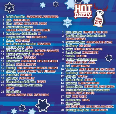 Hot Party Winter 2017 - CD Audio - 2
