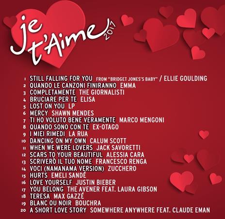 Je t'aime 2017 - CD Audio - 3