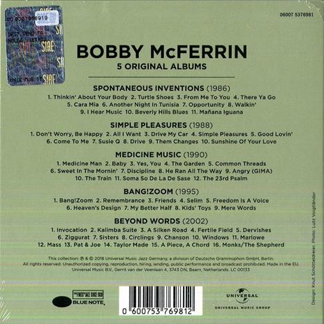 5 Original Albums - CD Audio di Bobby McFerrin - 2