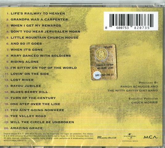 Will the Circle Be Unbroken vol.2 - CD Audio di Nitty Gritty Dirt Band - 2