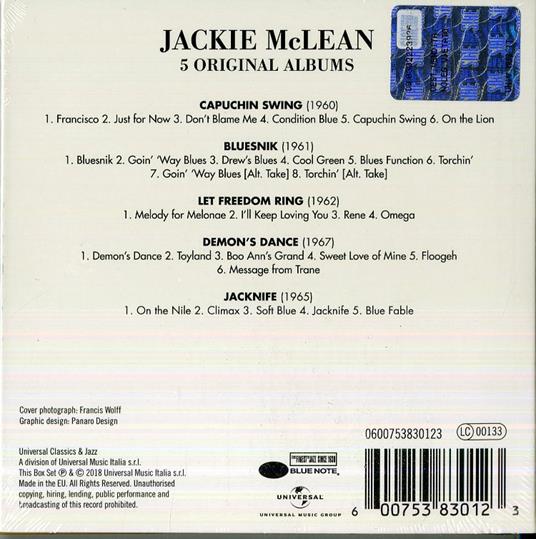 5 Original Albums - CD Audio di Jackie McLean - 2