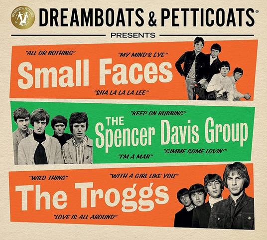 Presents Small Faces / Spencer Davis / Troggs - CD Audio