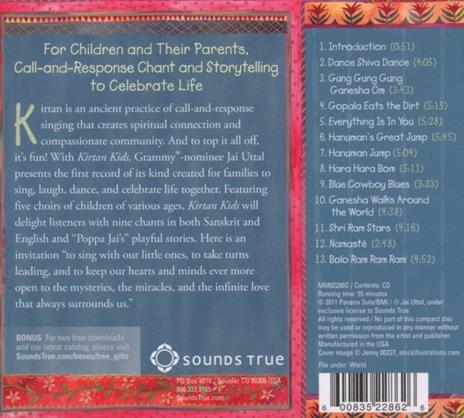 Kirtan Kids (Digipack) - CD Audio di Jai Uttal - 2